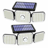 2x Racokky Solarlampen mit Bewegungsmelder und Fernbedienung für 19,99€ inkl. Prime-Versand