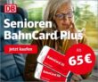 Endet Sonntag! Die Senioren BahnCard Plus schon ab 65€