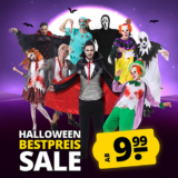 Viele verschiedene Miesepeter Halloween-Kostüme ab nur je 9,99€ + 11% Extra-Rabatt