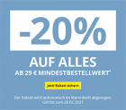 20% Rabatt auf das gesamte Sortiment im Takko Onlineshop