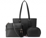 JOSEKO Damen Taschen-Set mit Shopper, Umhängetasche und Geldbörse für 23,99€