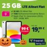 freenet Telekom Allnet Flat mit 25 GB Daten für 19,99€ mtl. + Apple iPad 10. Gen für 99€ + 150€ Bonus