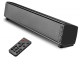 Tensphy Bluetooth Soundbar mit eingebautem Subwoofer 2.0 (AUX, USB) für nur 23,39€