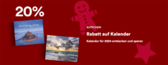 20% Rabatt auf alle Kalender im Thalia Onlineshop