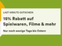 15% Rabatt auf Spiele, Filme, Hörbücher & mehr im Thalia Onlineshop