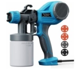 Tilswall CX65 Elektrische Lackierpistole mit 4 Düsen & 3 Spritzmustern für 29,69€