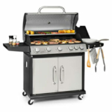 Tomahawk Edelstahl Gasgrill (5x 3,6 kW + 2,7 kW Brenner) für nur 352,94 inkl. Lieferung (statt 454€)