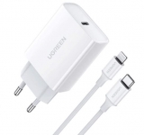 UGREEN 20W USB C Ladegerät mit USB C Lightning Kabel für nur 14,99 Euro