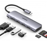 UGREEN USB C Hub mit HDMI, 3x USB 3.0 und Kartenleser für 15,19€ bei Prime-Versand