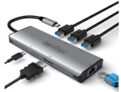 GizmoVine USB-C Hub (6-in-1 USB-C auf 4K 60 Hz HDMI, 3 x USB 3.0, RJ45 Ethernet, 100W PD Port) für nur 19,99€