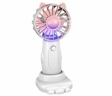 FENGYUN ELE Akku Ventilator mit Beleuchtung für 5,19€