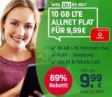Pfingstdeal: MD Vodafone Green LTE 10 GB Tarif für 9,99€ mtl.