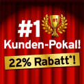 22% Rabatt Gutschein auf das gesamte Sortiment im Vorteilshop (MBW: 25,- Euro)