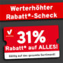 31% Rabatt auf das gesamte Sortiment im Vorteilshop (MBW: 35€)