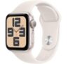 Apple Watch SE (2. Generation) GPS 40 mm Smartwatch mit Aluminiumgehäuse in Polarstern für 189€