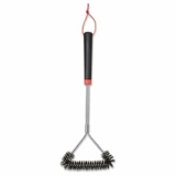 Wieder da: Weber Three-Sided Grill Brush Grillbürste (46 cm) für 11,99€ (statt 15€) – Prime