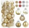 30 Weihnachtsbaum Kugeln Gold für nur 9,99€ (statt 19,99€)