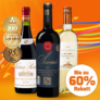 Weinvorteil: Bis zu 60% Rabatt auf ausgewählte Weine + 15€ Extra-Rabatt (ab 60€)