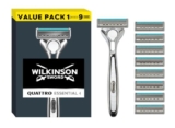 Wilkinson Sword Quattro Titanium Rasierer inkl. 9 Klingen für nur 9,48€ im Sparabo (statt 14€)