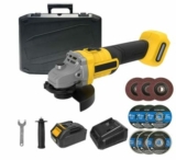 Hancaner Akku Winkelschleifer 20V/4 Ah mit Akku und Ladegerät für 69,99€