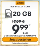 WinSIM Allnet-Flat z.B. mit 40 GB Datenvolumen für 14,99€ mtl. oder 20 GB für 9,99€