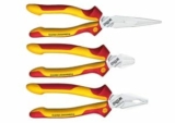 Wiha Zangen Set für Elektriker (26852) 3-tlg. mit Kombizange, Flachrundzange & Seitenschneider für 44,50€